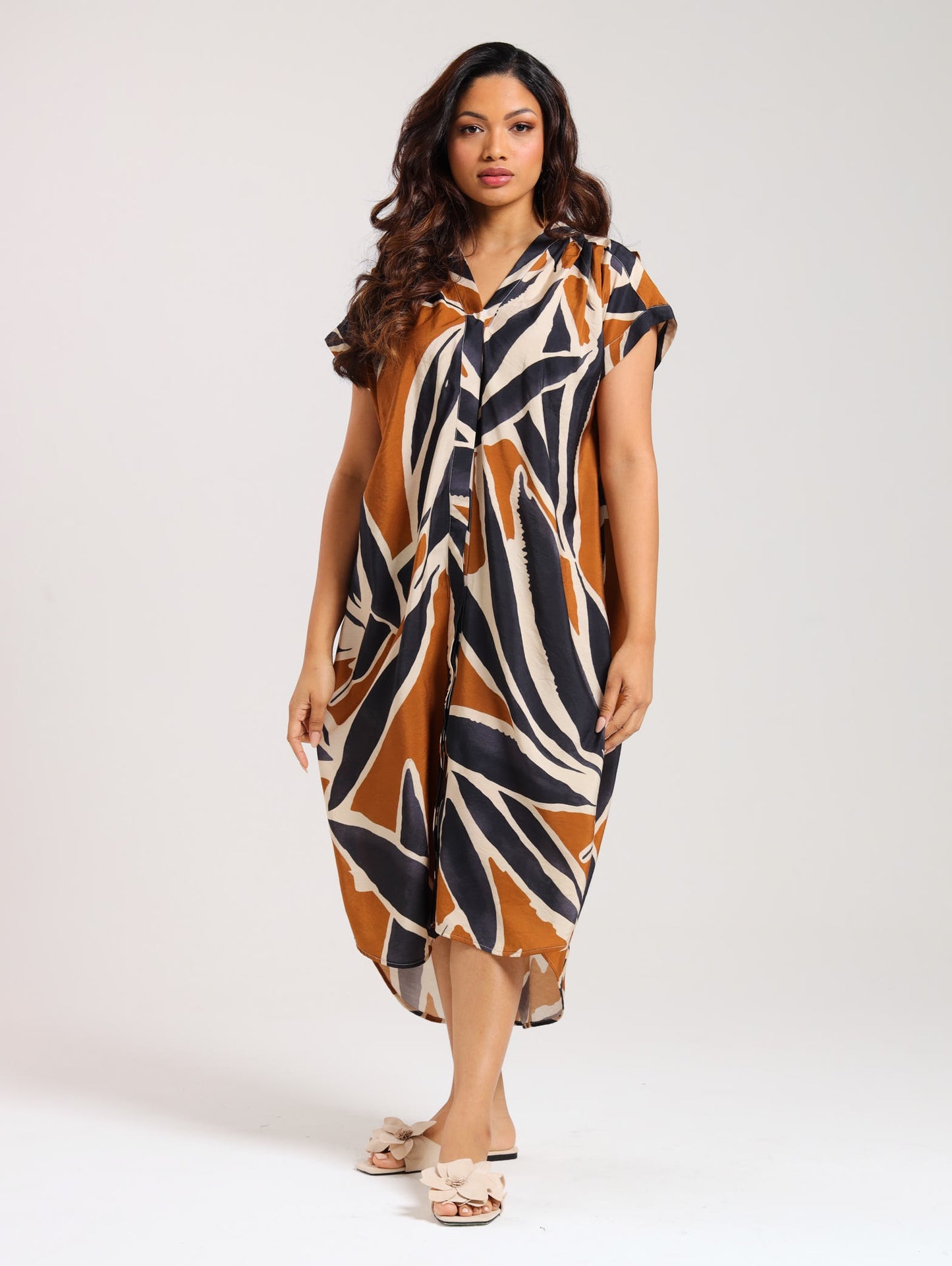 TULIP MAXI DRESS / BANANA LEAF