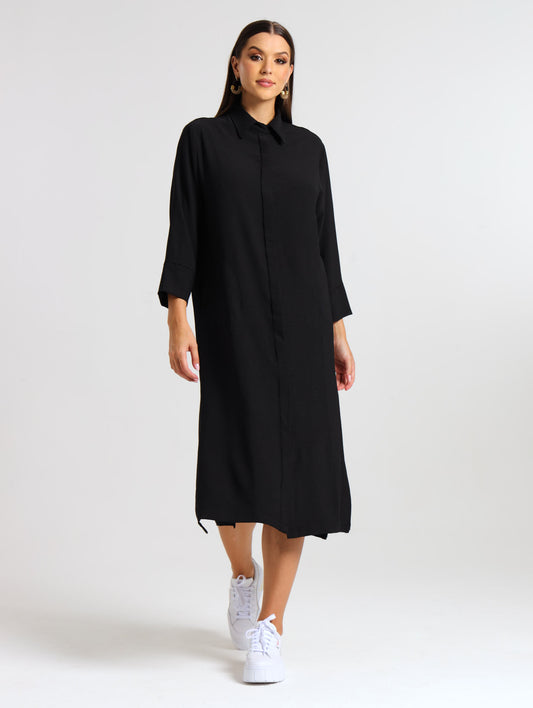 MAXI SHIRTDRESS / MIDNIGHT