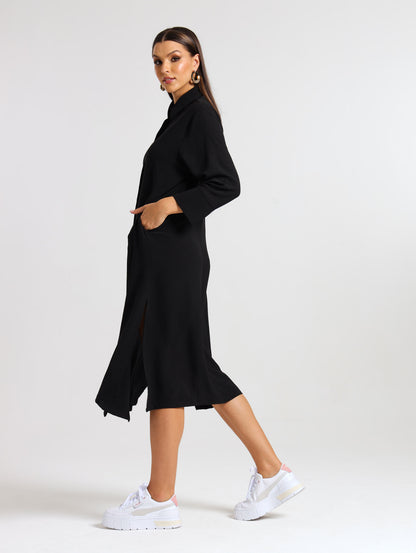 MAXI SHIRTDRESS / MIDNIGHT