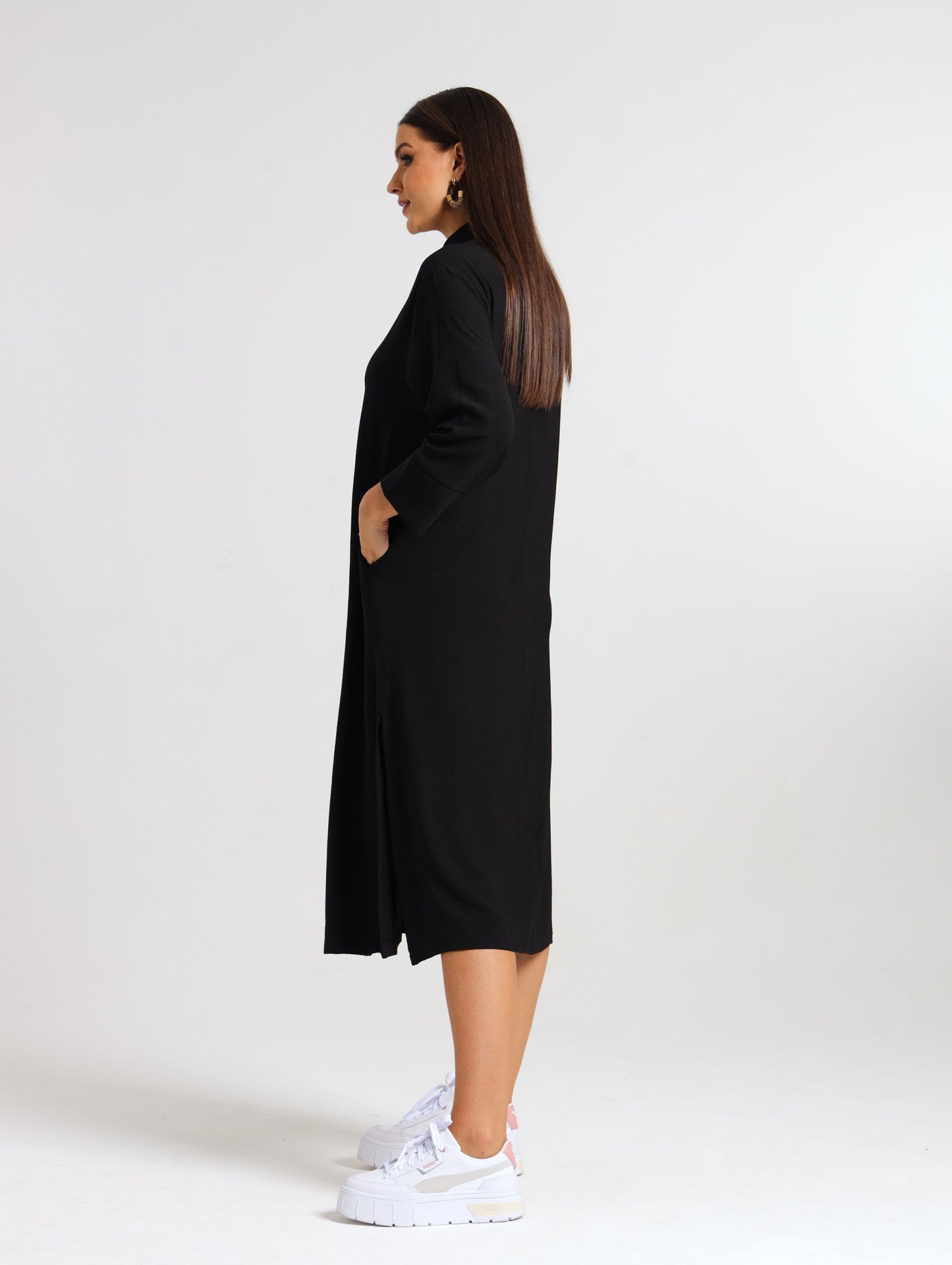 MAXI SHIRTDRESS / MIDNIGHT