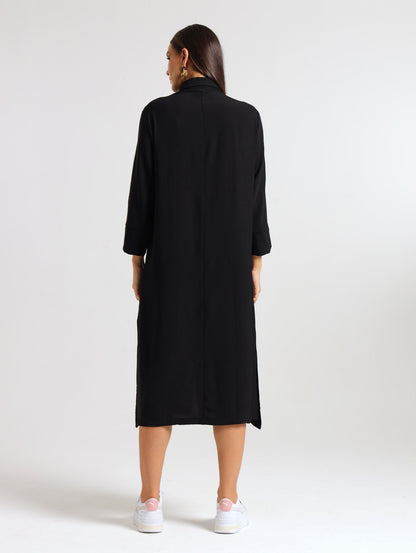 MAXI SHIRTDRESS / MIDNIGHT