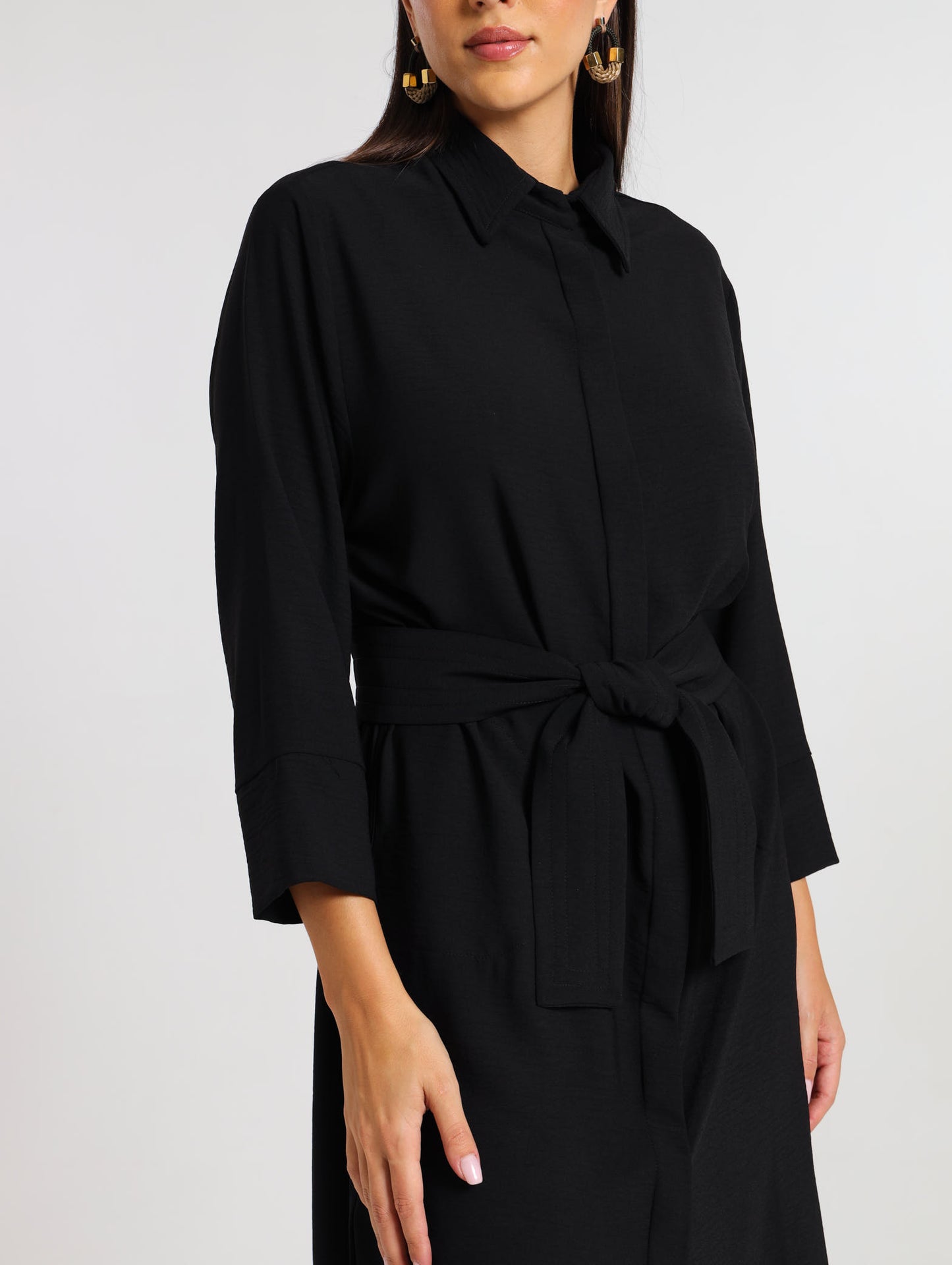 MAXI SHIRTDRESS / MIDNIGHT