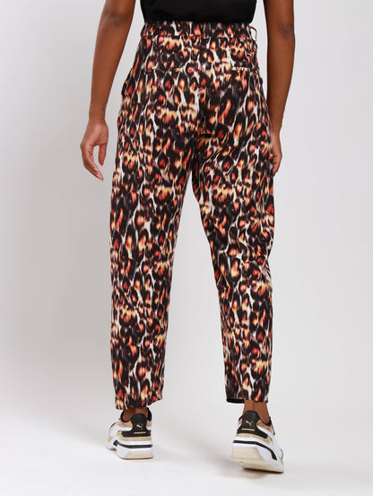 TAPERED PANTS / ANIMAL SKIN