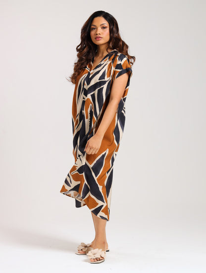 TULIP MAXI DRESS / BANANA LEAF