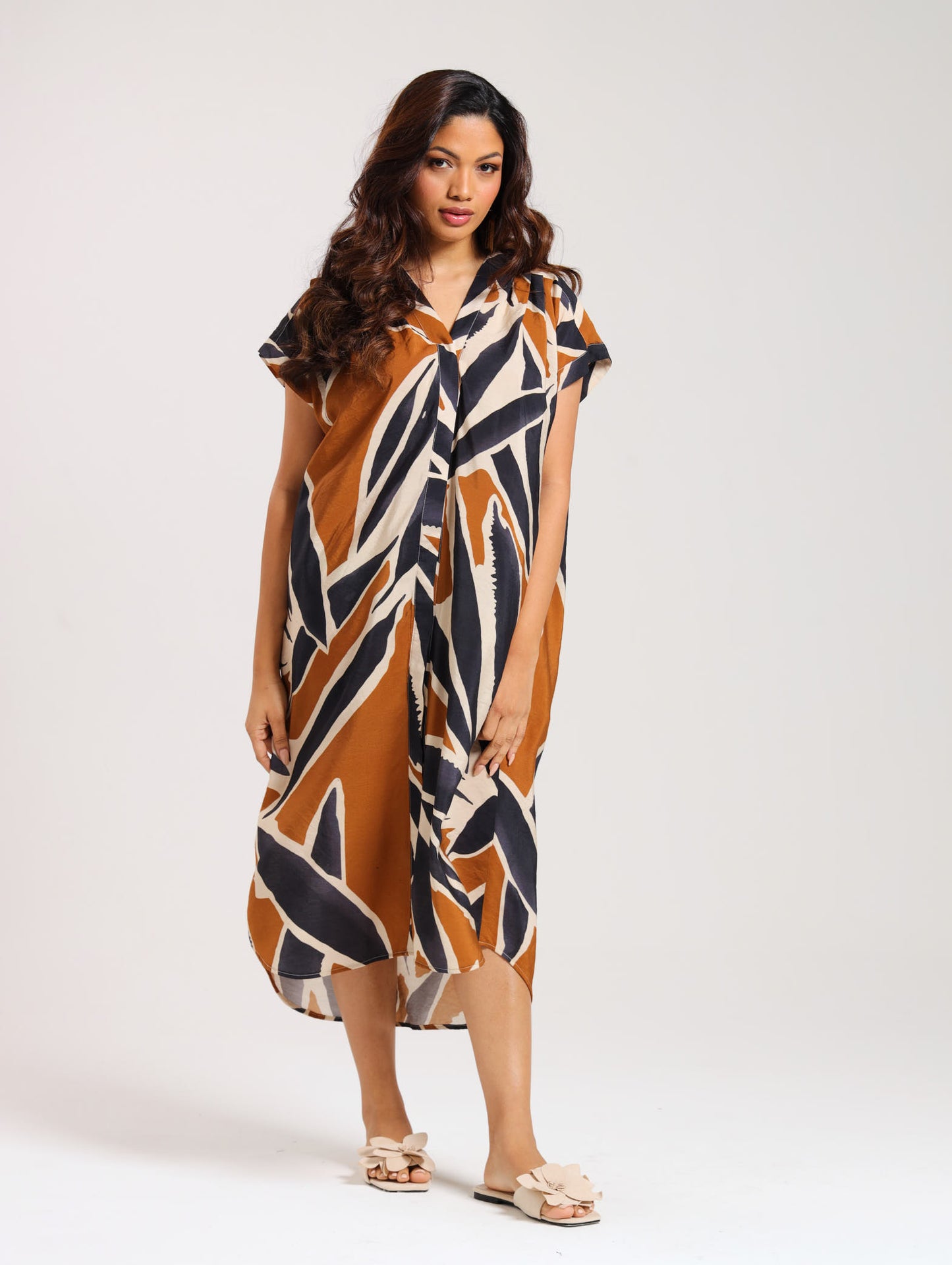 TULIP MAXI DRESS / BANANA LEAF