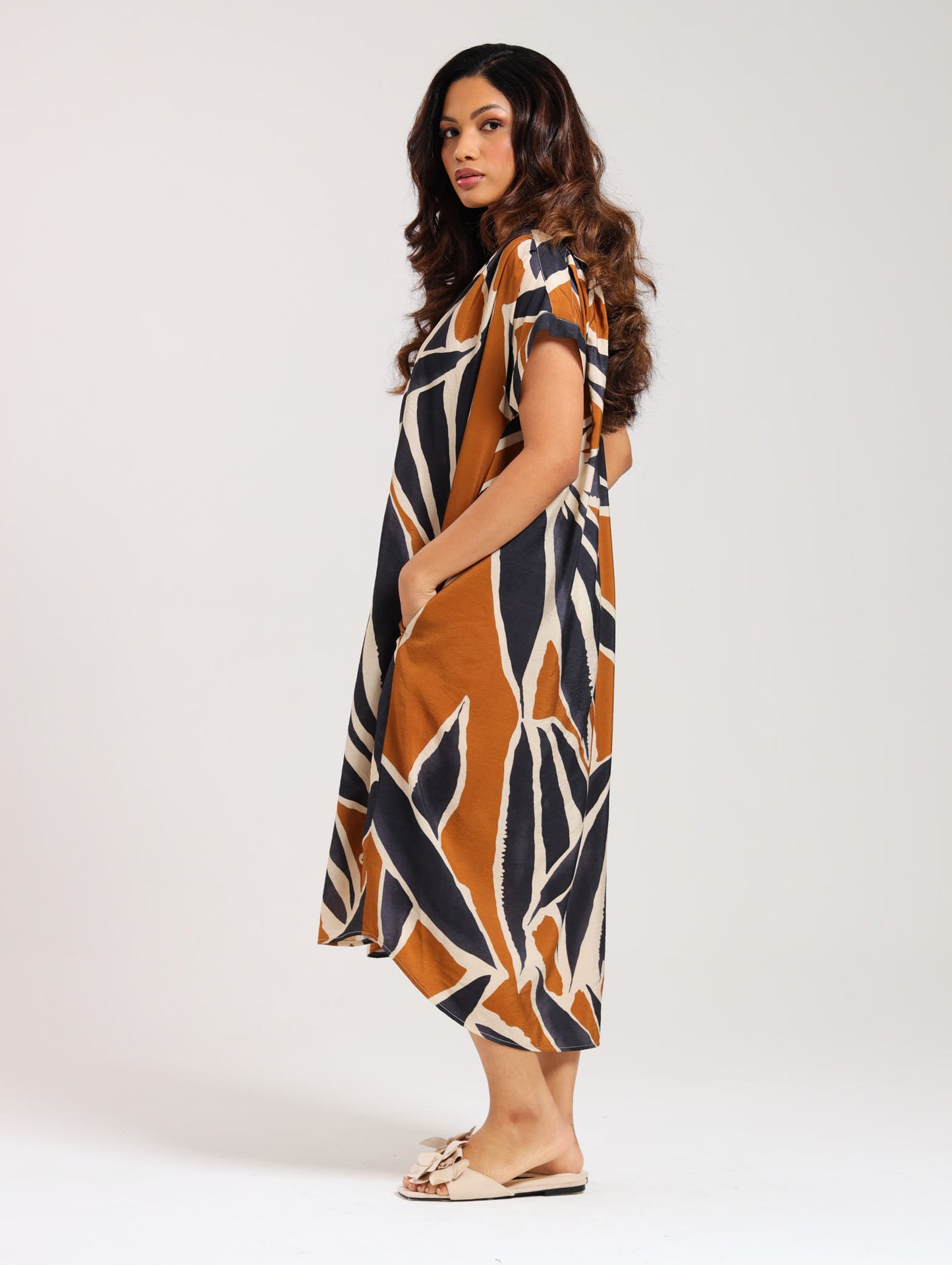 TULIP MAXI DRESS / BANANA LEAF