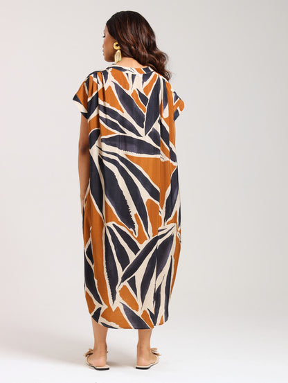 TULIP MAXI DRESS / BANANA LEAF