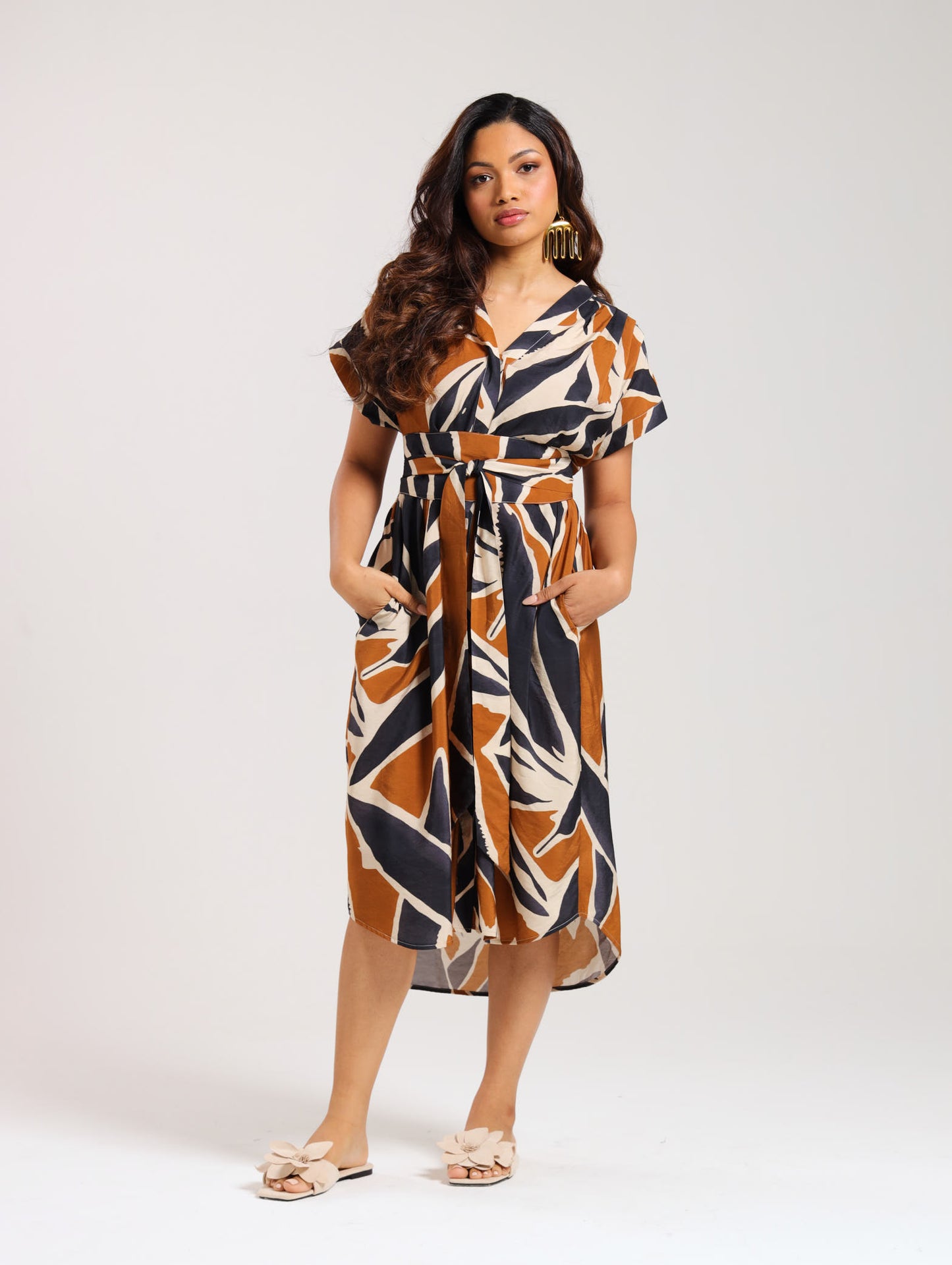 TULIP MAXI DRESS / BANANA LEAF