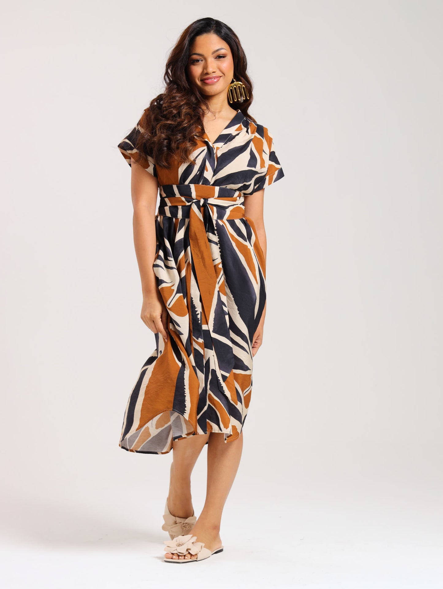 TULIP MAXI DRESS / BANANA LEAF