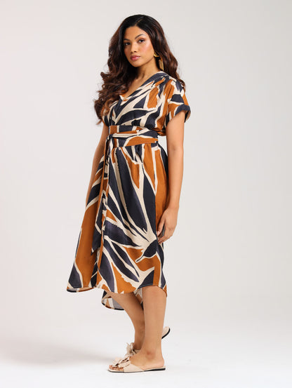 TULIP MAXI DRESS / BANANA LEAF