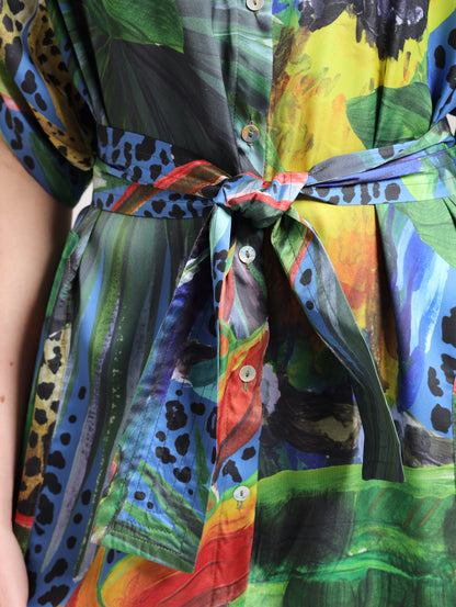 TAB DETAIL DRESS / CALL OF THE JUNGLE